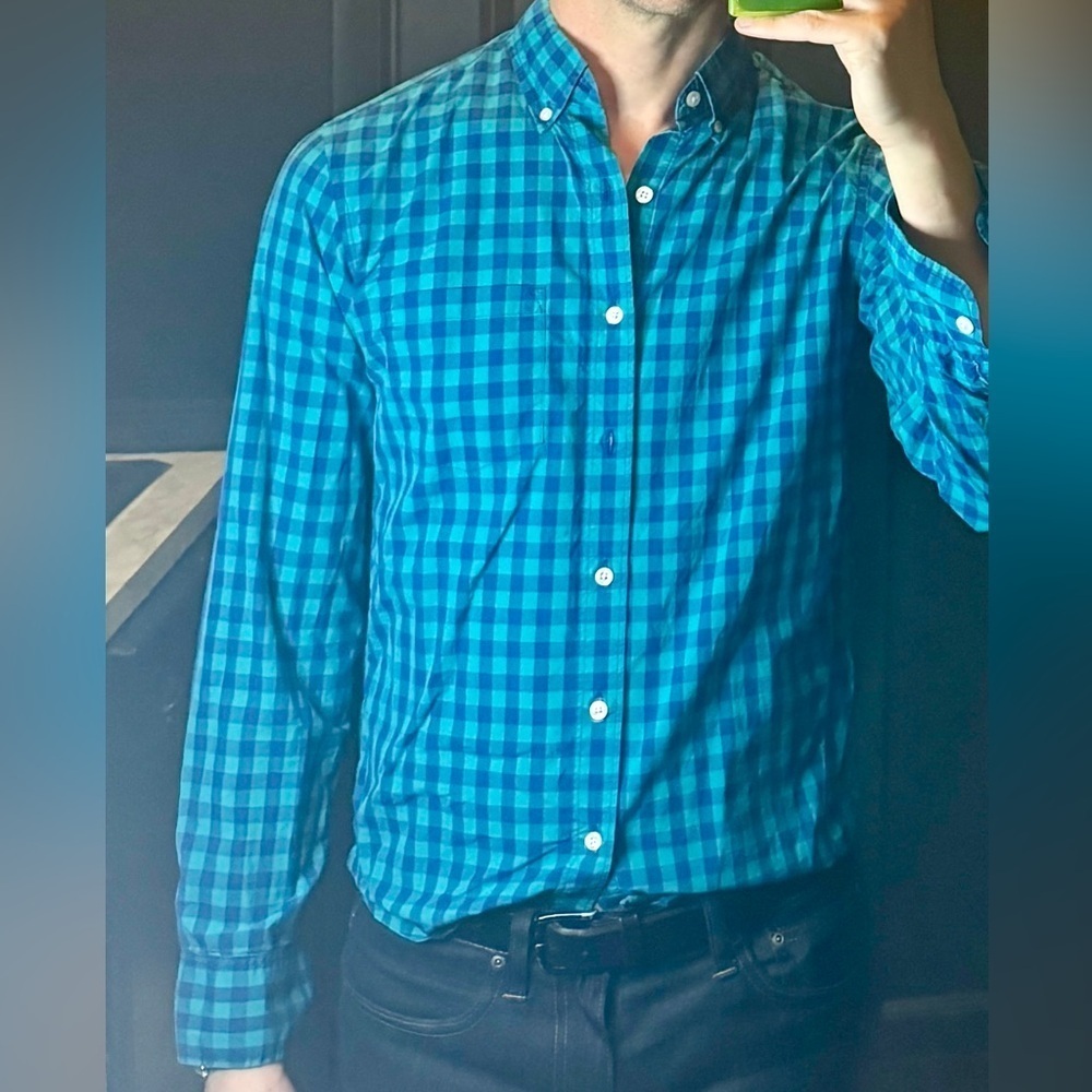 JCrew light weight poplin dress shirt size small​​​​